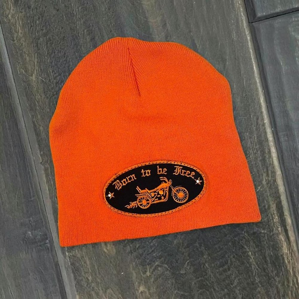 Biker “Born to be free” Toque ❤️‍🔥